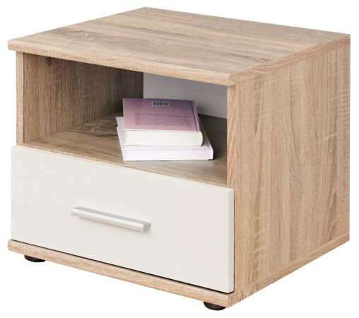 Kinderzimmer / Jugendzimmer Superior in wei� und Sonoma Eiche Komplett Set 5-teilig