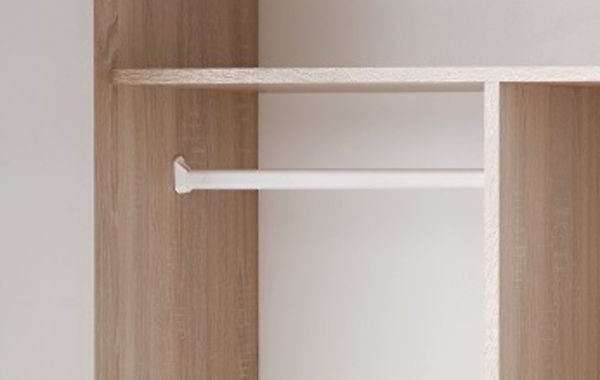 Kinderzimmer / Jugendzimmer Superior in wei� und Sonoma Eiche Komplett Set 5-teilig
