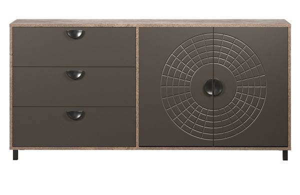 Sideboard Oriana in Bronze und RostoptikKommode 176 cm, Soft-Close
