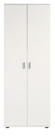 Mehrzweckschrank Purio in wei�, Besen- und Staubsaugerschrank 60 x 176 cm
