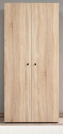 Kleiderschrank Purio in Sonoma Eiche hell Dreht�renschrank 2-t�rig 81 x 176 cm