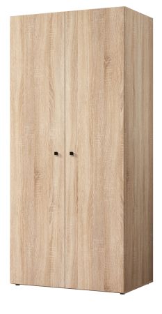 Kleiderschrank Purio in Sonoma Eiche hell Dreht�renschrank 2-t�rig 81 x 176 cm