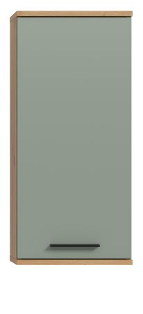 Badezimmer H�ngeschrank Bailey in Salbei und Artisan Eiche Badschrank 35 x 77 cm