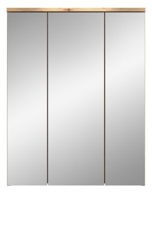 Badezimmer Spiegelschrank Bailey in Artisan Eiche Badschrank 3-t�rig 60 x 77 cm
