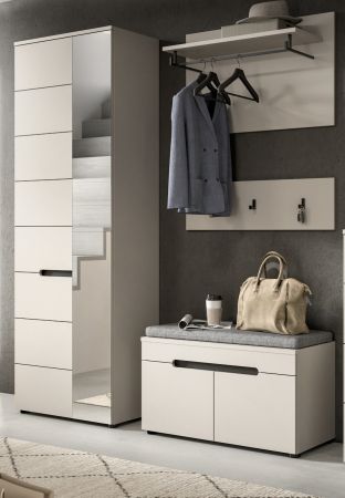 Garderobenpaneel Cooper in Kaschmir Set 2-teilig 80 cm