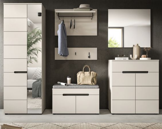 Garderobe Set 6-teilig Cooper in Kaschmir, Komplett-Set mit Soft-Close