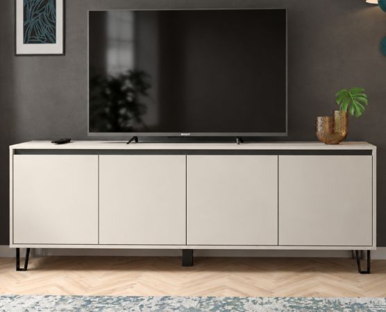 TV-Lowboard Delio in Kaschmir TV Unterschrank 184 cm, mit Soft-Close und Komforth�he