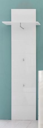 Garderobenpaneel Amanda in wei� Hochglanz 60 x 195 cm