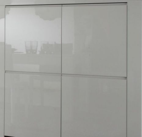 Highboard Kommode wei� Hochglanz Lack Italien Livorno3