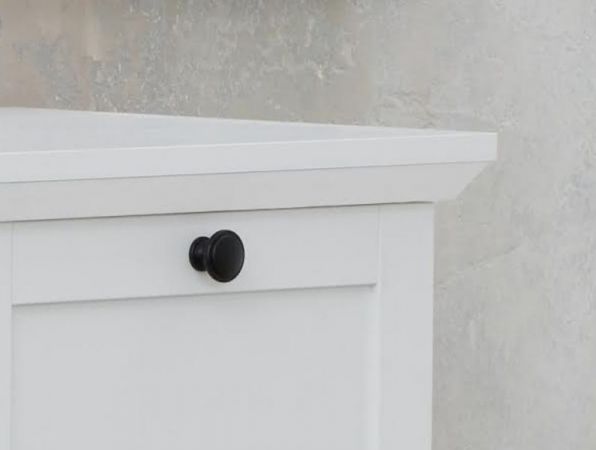 Highboard Milla in wei� Landhaus Kommode 81 x 129 cm