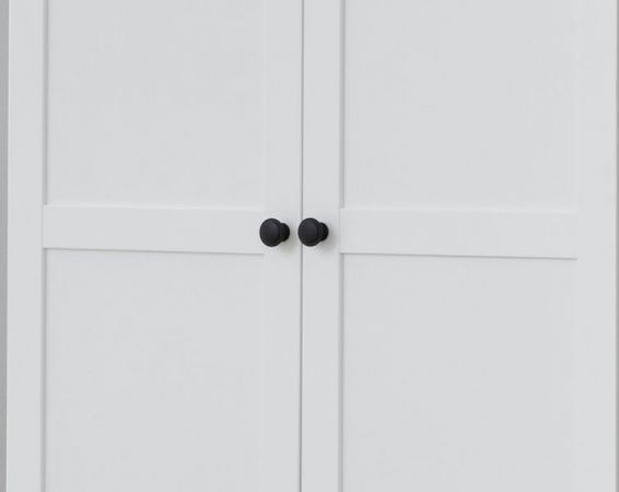 Garderobenschrank Milla in wei� Landhaus Schuh- / Garderobenschrank 81 x 196 cm