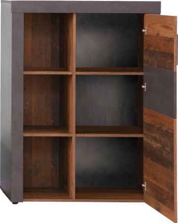 Highboard Foundry in Used Wood Altholz Dekor, Kommode 87 x 118 cm
