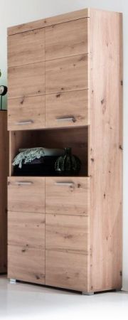 Badezimmer Hochschrank Adamo in Asteiche Badschrank 73 x 190 cm