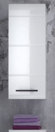 Bad-H�ngeschrank Clarito in wei� Hochglanz 30 x 77 cm