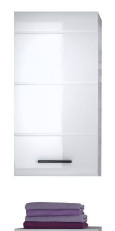 Bad-H�ngeschrank Clarito in wei� Hochglanz 30 x 77 cm