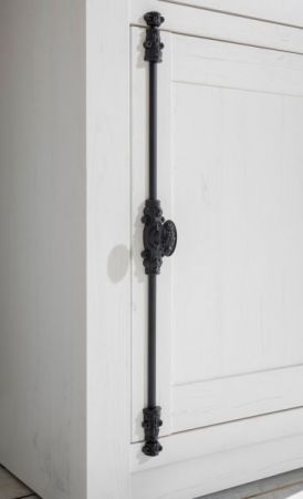 Kommode Hooge in Pinie wei� Landhaus 105 x 90 cm