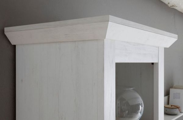 Kommode Hooge in Pinie wei� Landhaus 105 x 90 cm