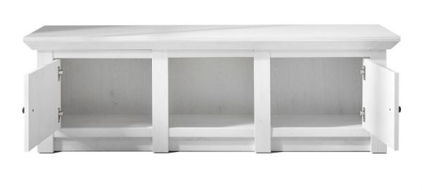 TV-Lowboard Hooge in Pinie wei� Landhaus TV-Unterteil 152 x 51 cm