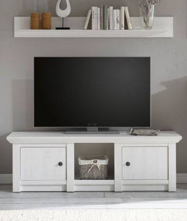 Wandboard Hooge in Pinie wei� Landhaus Wandregal 150 x 20 cm