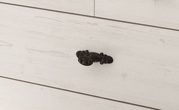 Kommode Rovola in Pinie wei� / Oslo Pinie Landhaus 107 x 84 cm Schubladenkommode