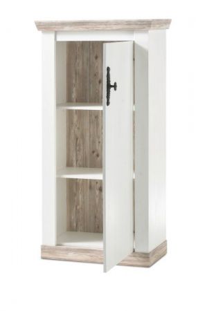 Kommode Rovola in Pinie wei� / Oslo Pinie Landhaus 71 x 146 cm