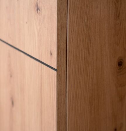 Sideboard Liam in Artisan Eiche und schwarz Anrichte 180 x 90 cm