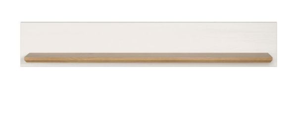 Wandboard Timber in Andersen Pinie wei� und Artisan Eiche Landhaus Wandregal 146 x 25 cm