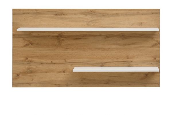 Wandpaneel Center in Wotan Eiche und wei� Wandboard 155 x 80 cm