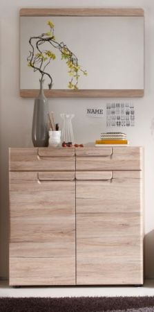 Garderobenspiegel Malea in Eiche San Remo 90 x 64 cm
