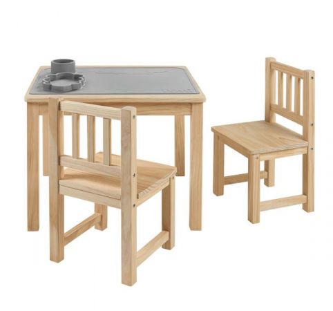 BOMI� Kindersitzgruppe Amy in Kiefer naturbelassen Sitzgruppe Kindertisch und 2 x Stuhl