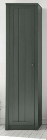 Schuhschrank Forres in gr�n Landhausstil Mehrzweckschrank 50 x 197 cm
