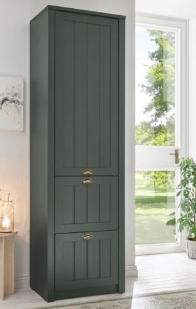 Garderobenschrank Forres in gr�n Landhausstil Garderobe 60 x 204 cm