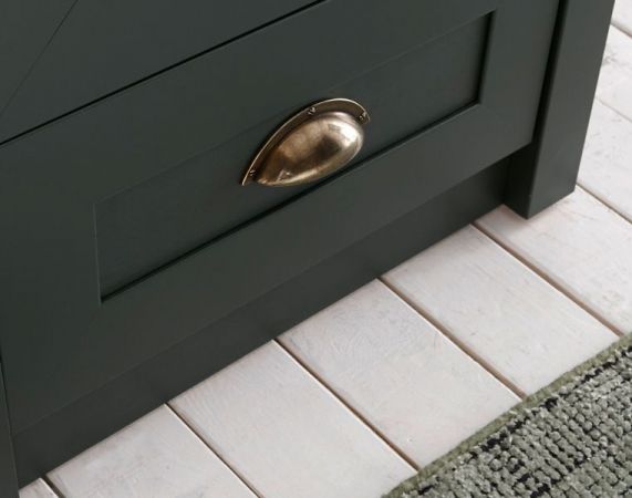 Garderobenkombination Forres in gr�n Landhausstil Garderobe Set 5-teilig 272 x 198 cm