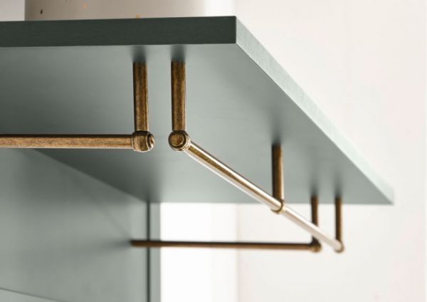 Garderobenkombination Forres in gr�n Landhausstil Garderobe Set 5-teilig 272 x 198 cm