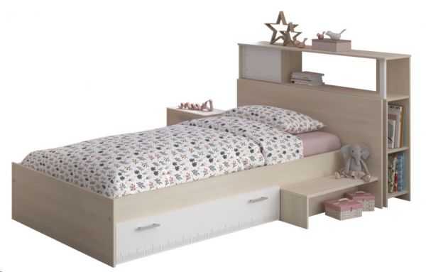 Parisot Kinder- und Jugendzimmer Set 5-teilig Charly16 in Akazie und wei�