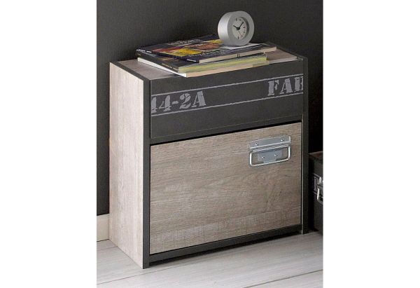 Parisot Kinder- und Jugendzimmer Set 5-teilig Fabric11 in Esche grau