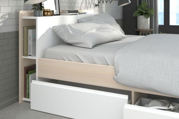 Parisot Kinderzimmer komplett Set Toms 4-teilig mit Kleiderschrank und Schreibtisch