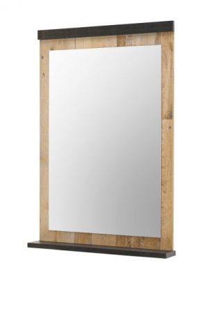 Garderobe Set 3-teilig Stove in Used Wood hell und anthrazit Garderobenkombination 206 x 201 cm