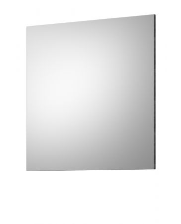 Garderobenspiegel Shawn in Rauchsilber grau Wandspiegel 90 x 87 cm