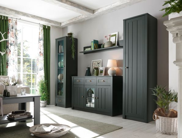 Sideboard Forres in gr�n Landhaus Kommode 130 x 86 cm