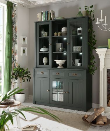 Sideboard Forres in gr�n Landhaus Kommode 130 x 86 cm