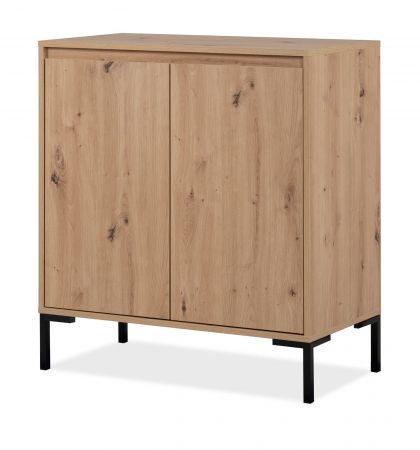 Kommode Bastia in Artisan Eiche Sideboard 81 x 87 cm