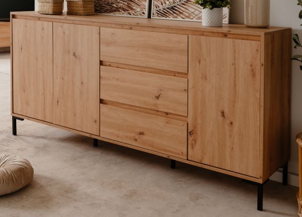 Sideboard Bastia in Artisan Eiche Kommode 170 x 87 cm