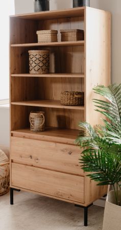 Regal Bastia in Artisan Eiche Regalschrank 78 x 165 cm