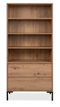 Regal Bastia in Artisan Eiche Regalschrank 78 x 165 cm