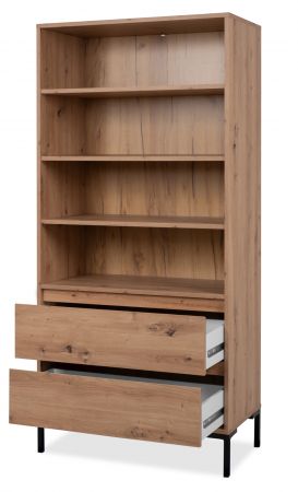 Regal Bastia in Artisan Eiche Regalschrank 78 x 165 cm