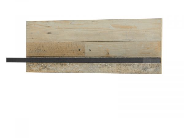 K�chenregal Stove in Used Wood hell und anthrazit K�che Wandregal 90 x 30 cm Gew�rzregal