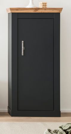 Kommode Ribera in grau und Wotan Eiche Landhaus Wohn- und Esszimmer Highboard 72 x 146 cm