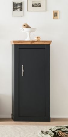 Kommode Ribera in grau und Wotan Eiche Landhaus Wohn- und Esszimmer Highboard 72 x 146 cm