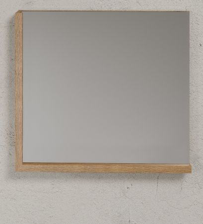 Garderobenspiegel Synnax in Evoke Eiche Flur Diele Spiegel mit Ablage 80 x 72 cm